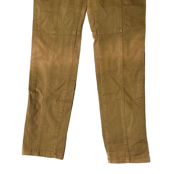 Chico's Women's Utility Pants 2R Cotton Blend Tan Boho - Picture 3 of 9